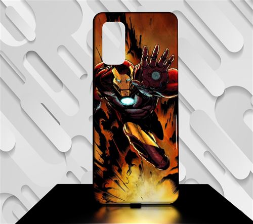 Coque pour Galaxy PLUS S20+ IRON MAN COMICS 06