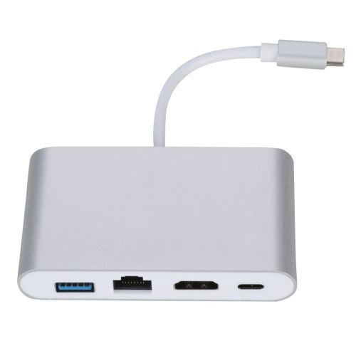 Usb 3.1 De Type C Hub Hdmi 4K + Rj45 Gigabit Ethernet + Usb 3.0 Adaptateur Usb-C Hdmi MK3721