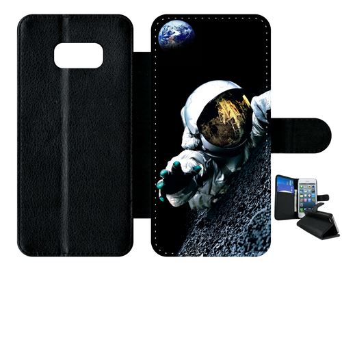 Etui À Rabat Samsung Galaxy S8+ Plus Astronaute Planete