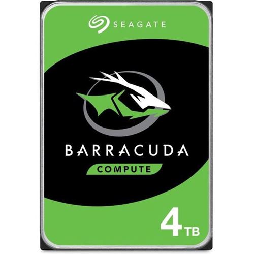 Seagate Barracuda ST4000DM004 4000Go Série ATA III disque dur - disques durs (4000 Go, Série ATA III, 3.5 , PC, Disque dur, 256 Mo)