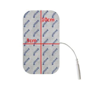 4 électrodes/patch d'électrostimulation 10X5 cm connexion 2mm -  Electrostimulation à la Fnac