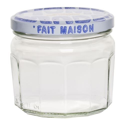 LE PARFAIT 6585019 Lot de 6 confituriers en verre - 324g - D 82 - Transparent