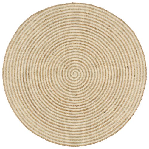 Vidaxl Blanc Jute Spirale - 120 - Image 3