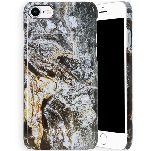 Coque pour iPhone SE (2020) / 8 / 7,iPhone 6/6s Selencia Quartz Black/Noir