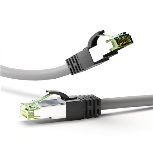 Non Communiqué Gris Goobay Câble Rj45 Cat 8.1 S/Ftp 3 M (Gris)