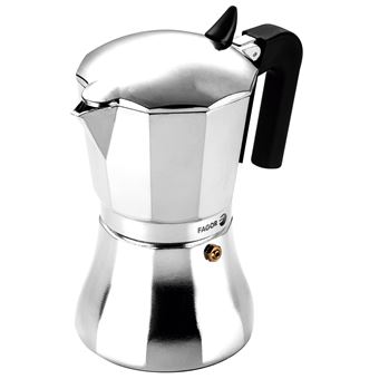 Cafetière Italienne INOX 6 Tasses (expresso) compatible Induction