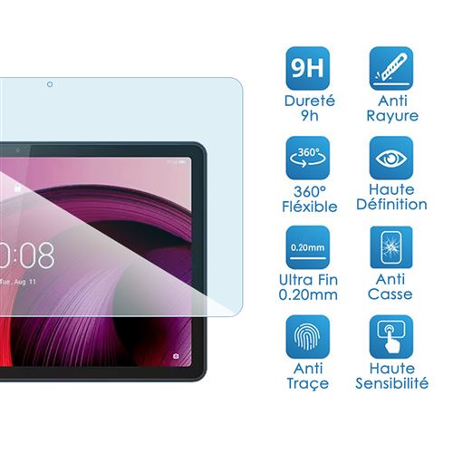 Protection en Verre Flexible compatible pour Lenovo Idea Tab Pro 2025 (12,7 pouces) - Protection d'écran pour tablette - Achat & prix
