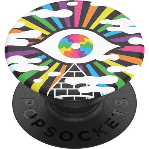 PopGrip All Seeing Rainbow Blanc PopSockets
