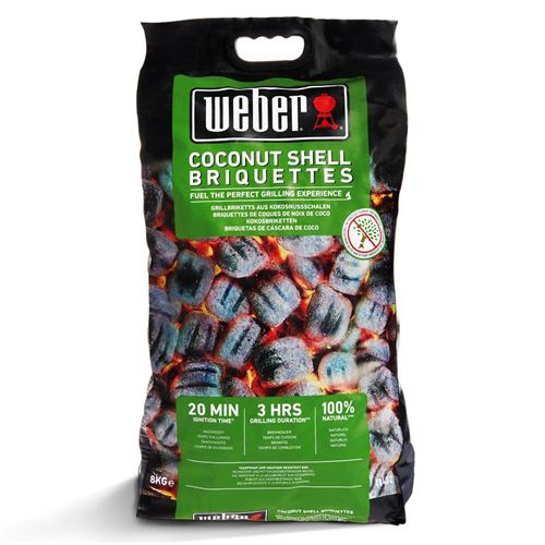 Briquettes de noix de coco Weber - 8 kg