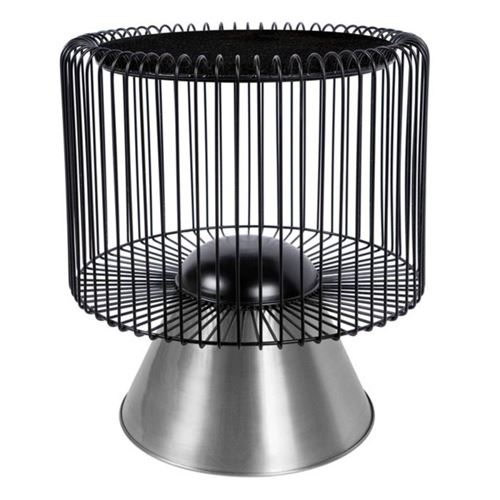 Non Communiqué Noir Table D'appoint Design "Malibu" 56Cm