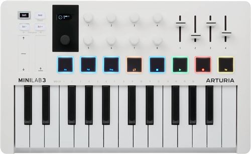Arturia MiniLab Mk 3 25 Note Velocity-Sensitive Slim Keyboard