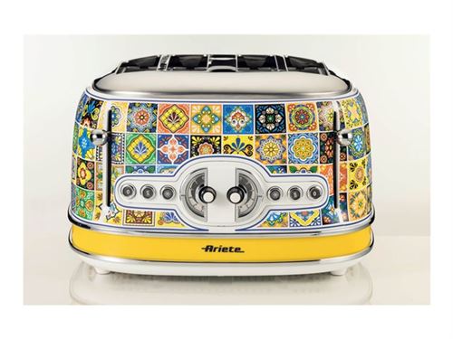 Ariete Positano 0156/0P - Grille-pain - 4 tranche - 4 Emplacements