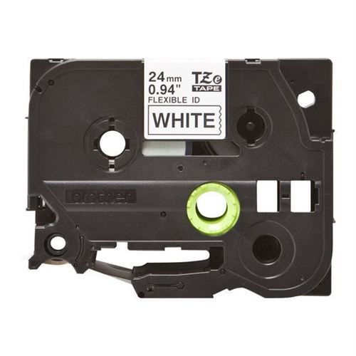 BROTHER  TZFX251 - Noir sur blanc - Rouleau (2,4 cm x 8 m) ruban flexible - pour  PT-D600; P-Touch PT-2430, 3600, 7600, 9800, D610, D800, E500, E550, H500, P750 
