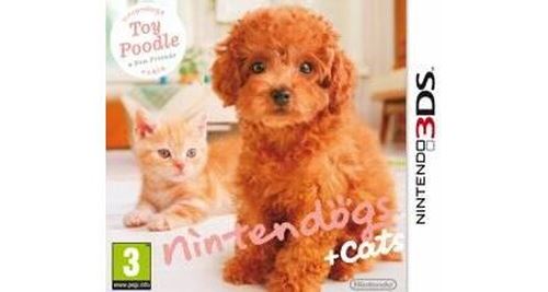 Nintendo nintendogs + cats: toy poodle new friends(selects), 3ds de base nintendo 3ds anglais jeu vidéo (nintendogs + cats (poodle + nf) select