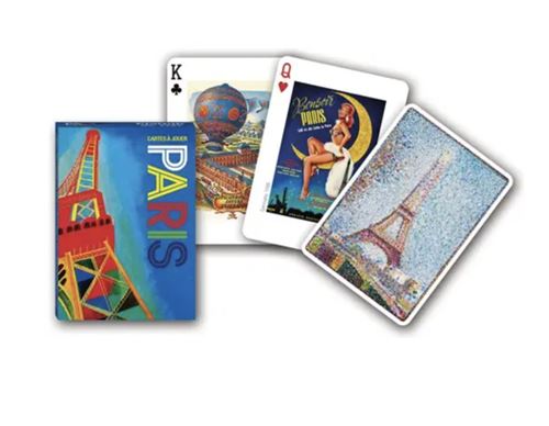 Non Communiqué Bleu Jeu De 55 Cartes - Theme Esprit De Paris