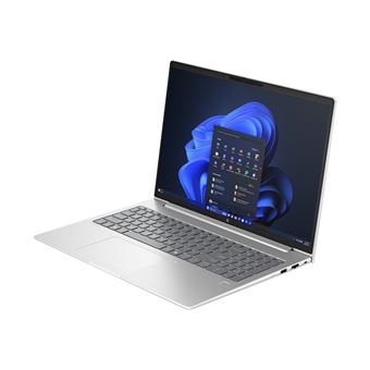 HP ProBook 460 G11 Notebook - Intel Core Ultra 5 - 125U / jusqu'à 4.3 GHz - Win 11 Pro - Intel Graphics - 16 Go RAM - 512 Go SSD NVMe - 16" IPS 1920 x 1200 - Gigabit Ethernet - Wi-Fi 6E, Bluetooth - argent de brochet - clavier : Suisse