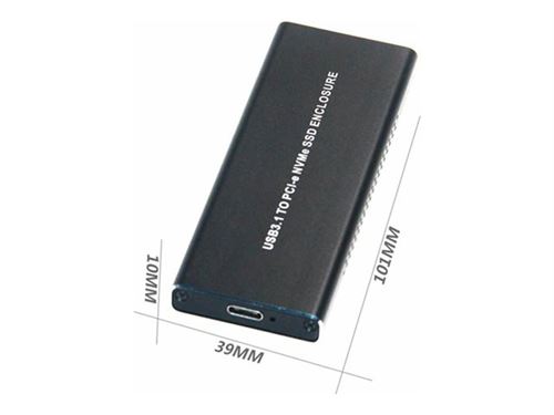 CoreParts - Boitier externe - M.2 Card - USB 3.1