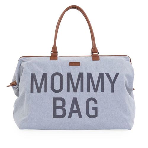 Sac &agrave; langer Mommy bag signature Canvas gris