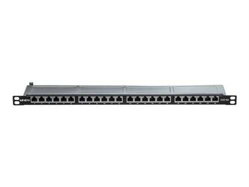 LINDY - Patchpaneel - RJ-45 X 24 - zwart - 0.5U - 19