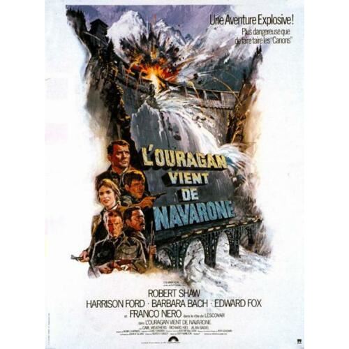 L'ouragan vient de Navarone - 1978 - Harrison Ford - 40x60cm - Affiche