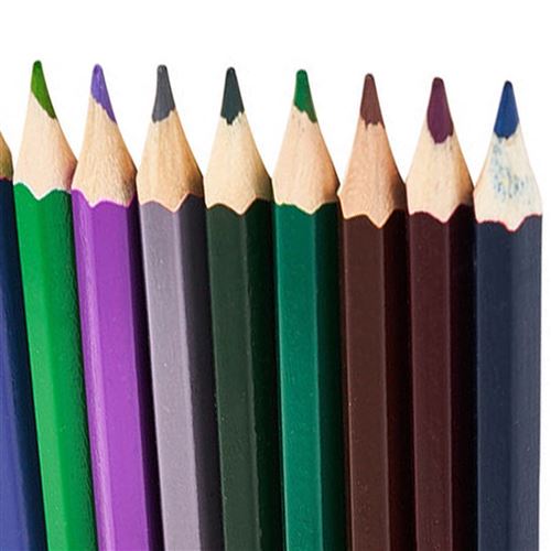 MANZURE Lot De 6 Crayons Double Face – 12 Couleurs, 17,8 Cm, Portables, Pour Coloriage, Scrapbooking, Cadeau Dessin Enfant/Adulte