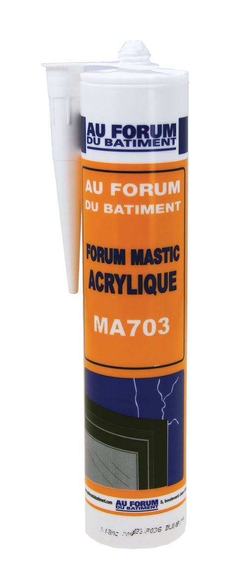 Mastic acrylique 703 blanc - FORUM - 703-BLANC