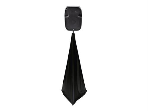 PylePro PSCRIM2B - Housse de protection pour support de haut parleur - noir