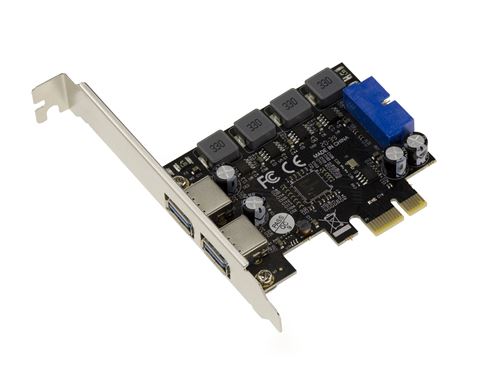 Carte contrôleur PCI-E LP (4 ports USB 3.0) - Carte