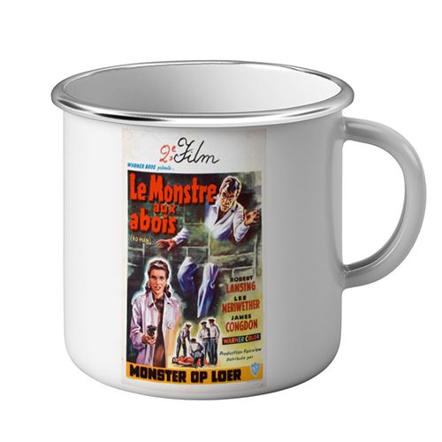 Fabulous Mug en métal émaille Le Monstre aux Abois Affiche Française
