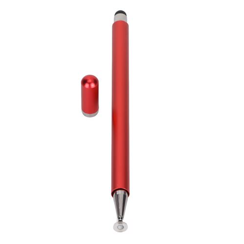 Stylets pour tablette CABLING ®stylet capacitif tactile pointe en fibre  fine pour téléphones portables et tablettes, long pen/19 cm/ couleur-rouge