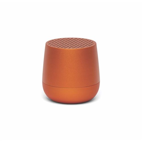 Enceinte Bluetooth rechargeable MINO PLUS ALU LEXON Aluminium Orange