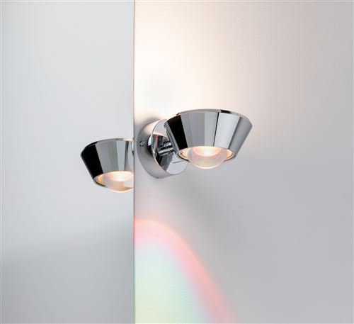 Applique PAULMANN Sabik IP44 LED gradable 13W Chrome mat