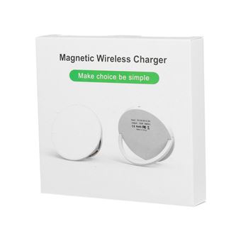 Chargeur sans fil à induction QI Charge Rapide magnétique 15W Blanc pour iPhone  14 / 13 / 12 / 11 / PRO / MAX MINI Little Boutik® - Chargeur pour téléphone  mobile - Achat & prix