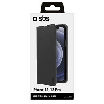 Étui Book Lite Étui portefeuille pour iPhone 12 Max/12 Pro- SBS