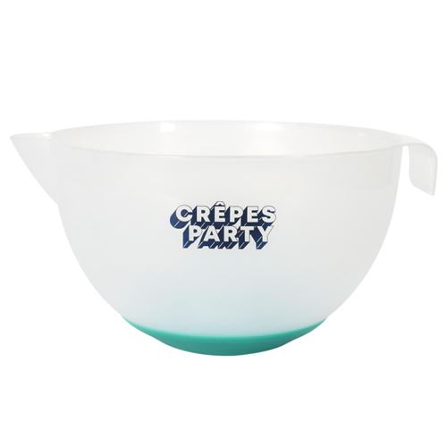 Non Communiqué Vert Bol Mélangeur "Chandeleur" 3L Transparent &