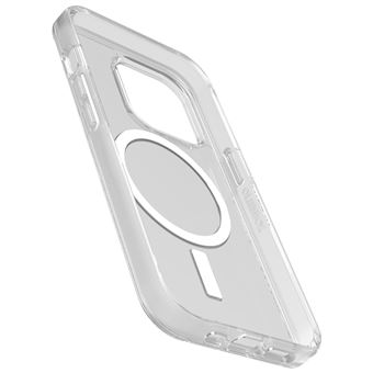 Coque antichoc OtterBox Symmetry + MagSafe pour iPhone 14 Pro Transparent