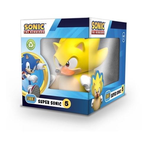 Non Communiqué Multicolore Sonic The Hedgehog - Figurine Tubbz Super Sonic Boxed Edition 10 Cm