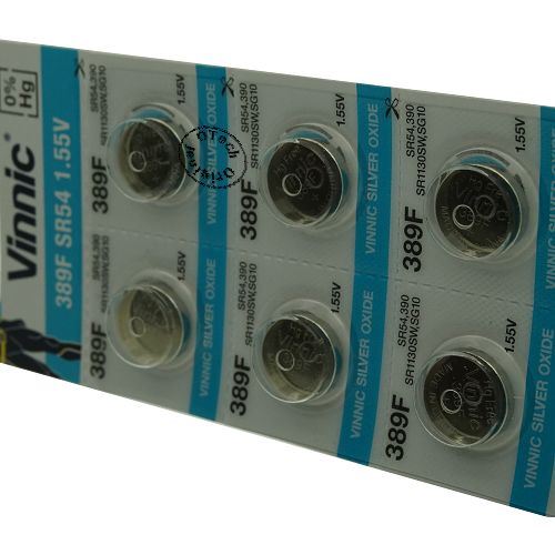 Pack de 10 piles Vinnic compatible avec IEC SR54 - Otech