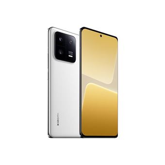 Xiaomi 13 Pro - 5G smartphone - double SIM - RAM 12 Go / Mémoire interne 256 Go - écran OEL - 6.73" - 3200 x 1440 pixels (120 Hz) - 3 x caméras arrière 50 MP, 50 MP, 50 MP - front camera 32 MP - blanc céramique