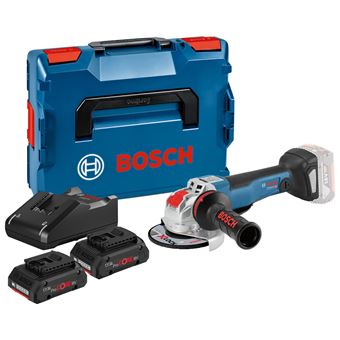 Meuleuse d'angle 18V GWS 18V-10 + 2 batteries Procore 4Ah + chargeur