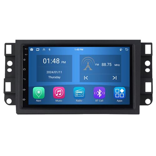 Autoradio RoverOne® Bluetooth CarPlay Android Auto Navigation 4Go RAM 64Go ROM pour Chevrolet Silverado Impala GMC Yukon Acadia Sierra