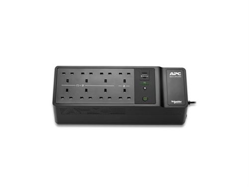 APC Back-UPS BE850G2 - Onduleur - CA 230 V - 520 Watt - 850 VA - connecteurs de sortie : 8 - Royaume-Uni - noir