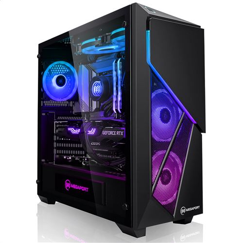 Megaport PC Gamer fixe Intel Core i9-12900KF - GeForce RTX4060Ti 16GB - 32Go DDR4 - 1To M.2 SSD - Windows 11 - 1609-FR