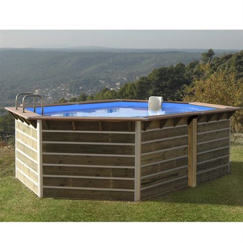 PISCINE BOIS SABTANG WATERCLIP 20191 510 x 320 x 129 cm BOIS