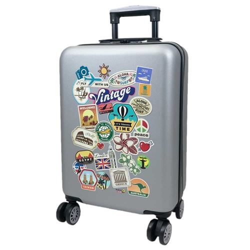 Valise cabine AÉRIAL Stickers gris