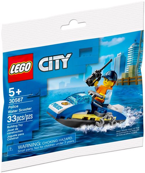 Lego® City 30567 Le Jet-Ski De Police Polybag