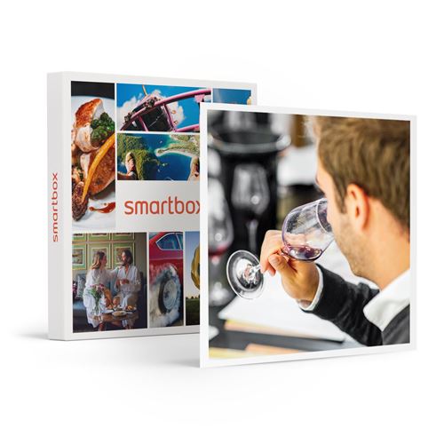 Coffret Cadeau SMARTBOX - Cours d’œnologie Prestige de 2h : grands crus de Bordeaux ou Bourgogne avec ProDégustation- Gastronomie