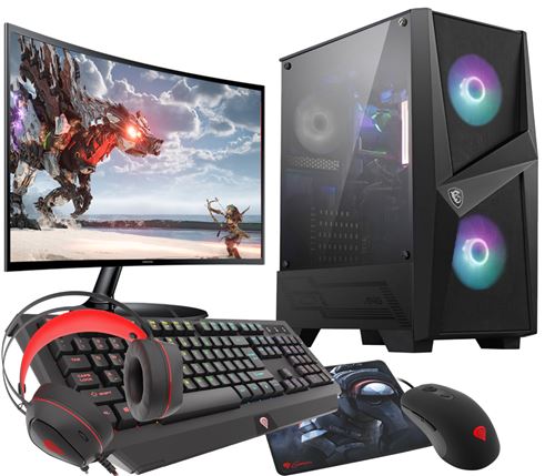 VIST PC Gaming CORE i5 11400F - RAM 16Go - RTX 3050 - SSD 1To M.2 - LCD 24 - Windows 11 Pro