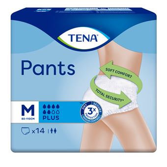 Culottes Absorbantes Tena Pants Plus Taille Moyenne 14 Unités - 1