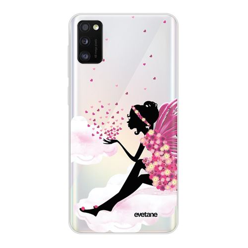 Coque pour Samsung Galaxy A41 souple transparente Fée Sur Nuage Motif Ecriture Tendance [Evetane®]